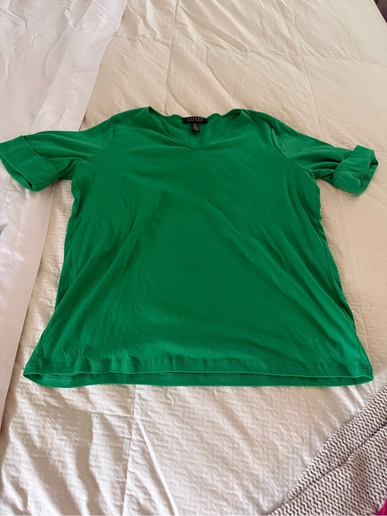 Ralph Lauren Tops - TWO 1X Women’s Short-Sleeve Tops Green Ralph Lauren + Turquoise Calvin Klein